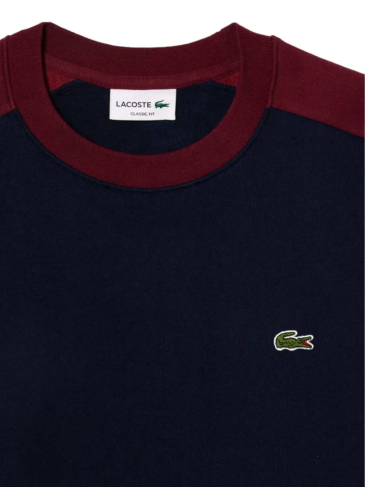 Lacoste カラーブロック ロゴディテール スウェットシャツ - 画像4