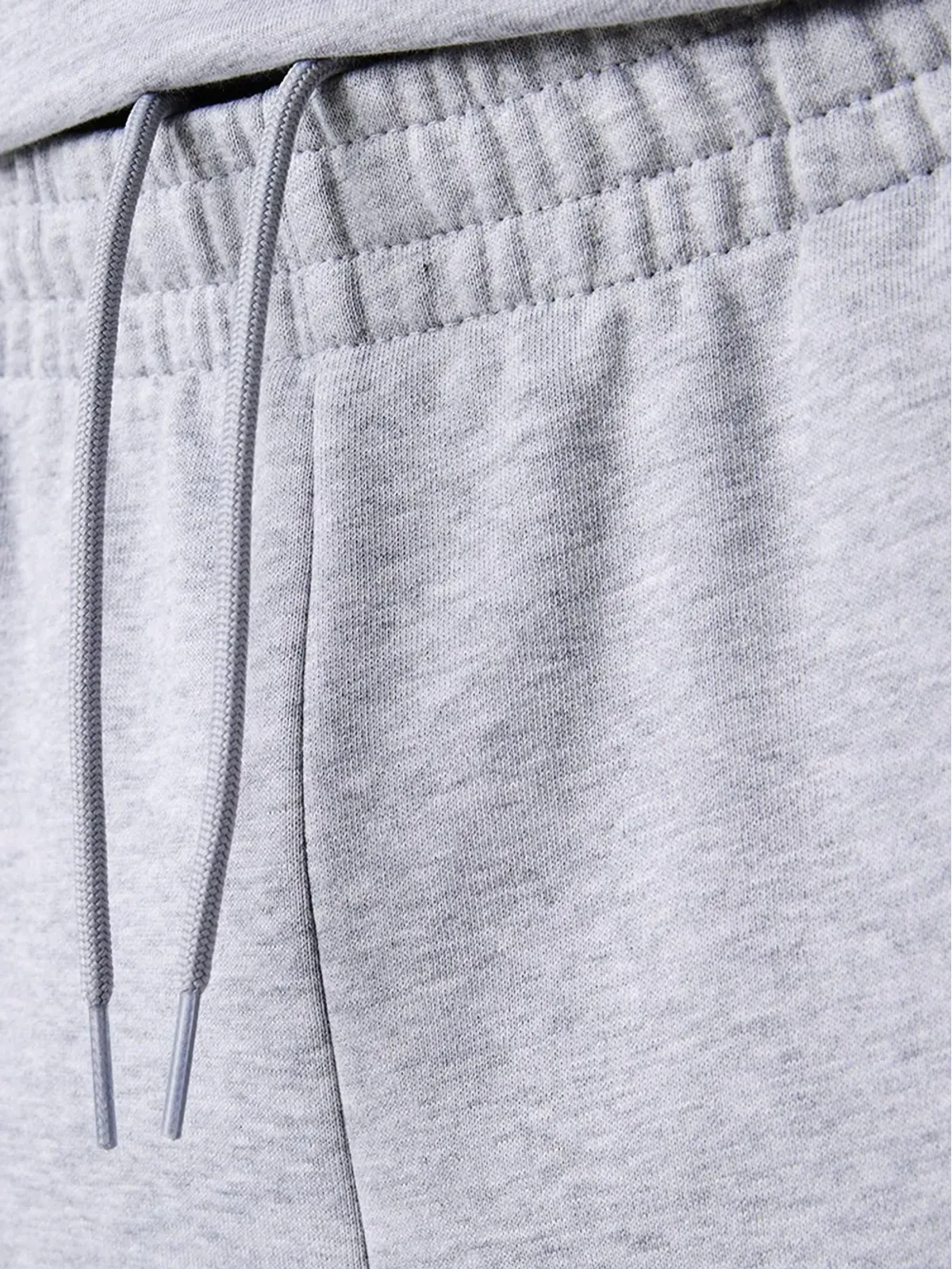 Lacoste サインストライプ カラーブロック フリース トラックパンツ グレー - 画像3