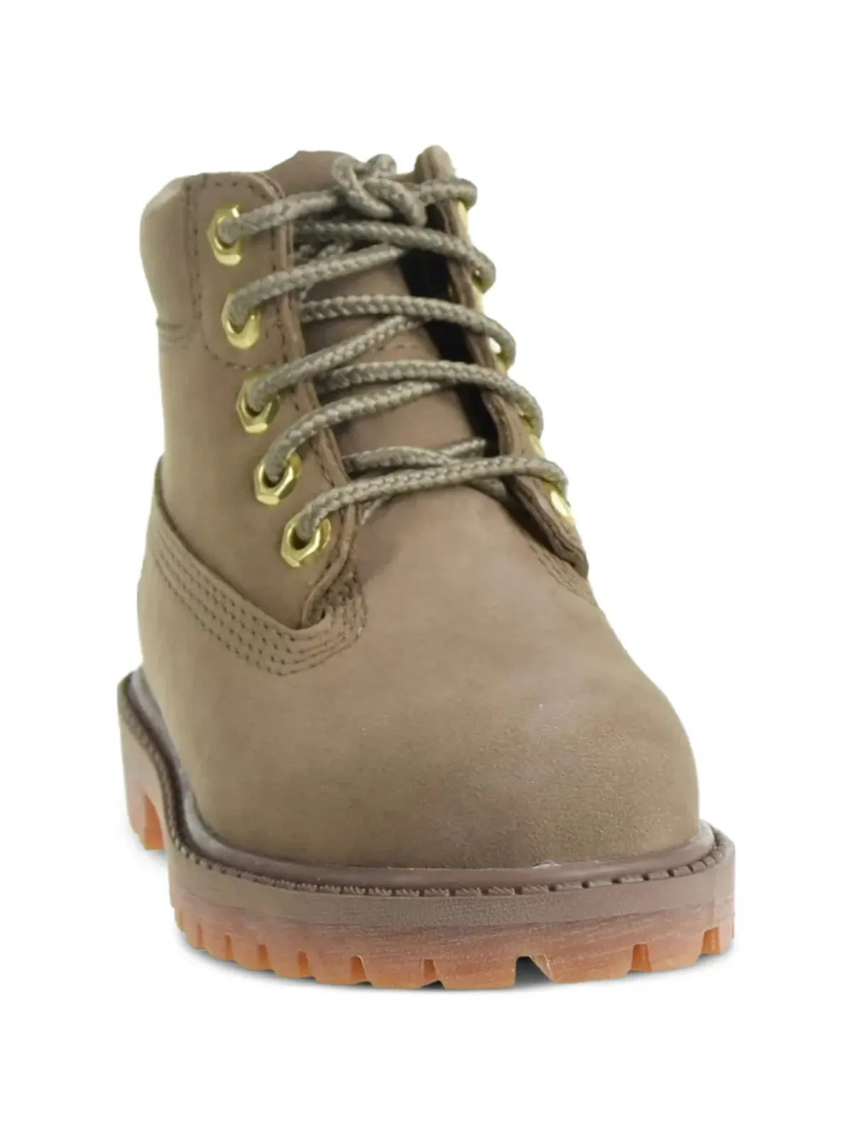 Timberland Kids 防水クリブシューズ（ブラウン） - 画像2