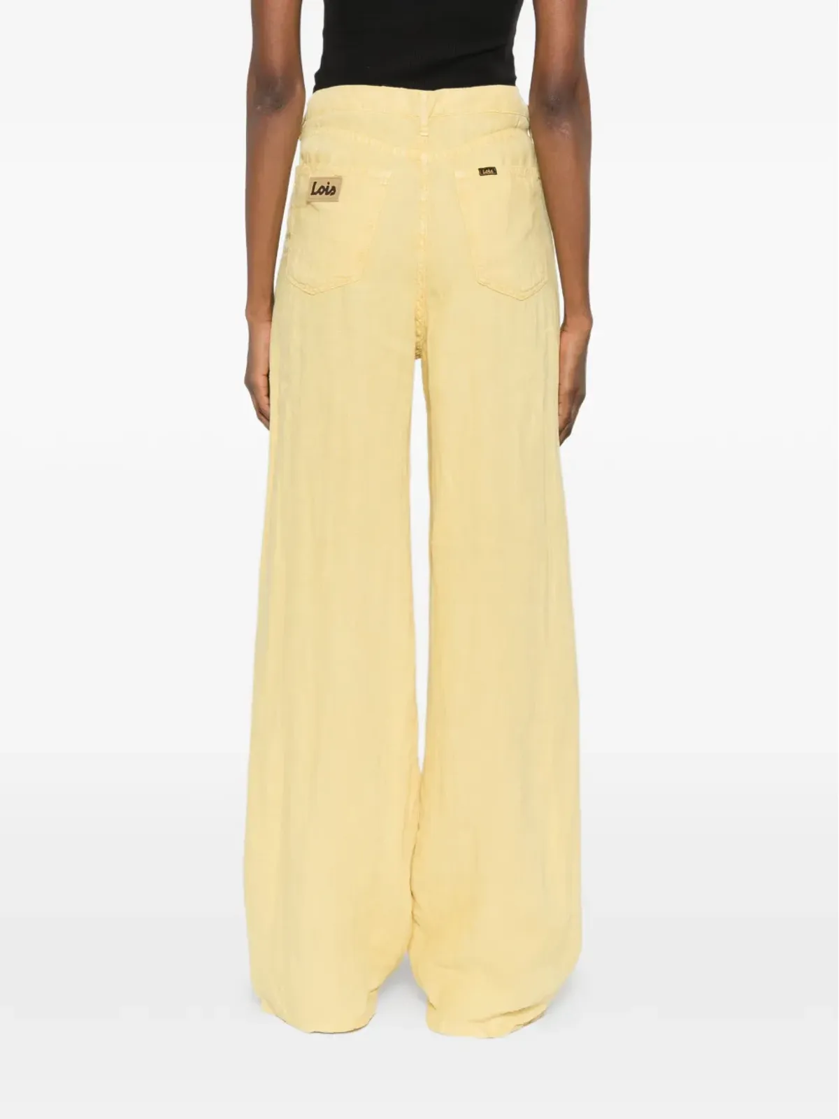 LOIS JEANS ルーズデニムジーンズ イエロー - 画像4