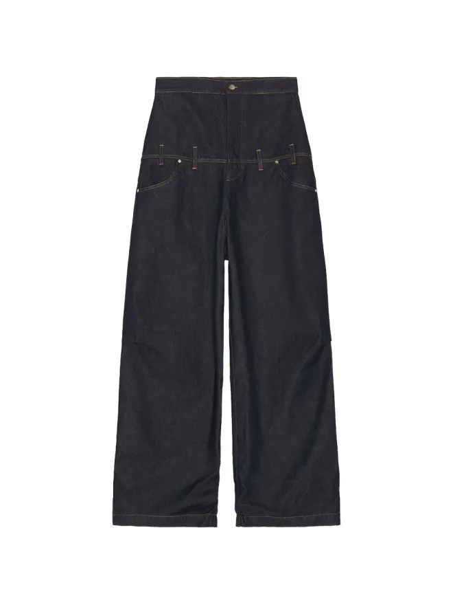 Spencer Badu Spencer Badu ダブルウエストデニムジーンズの商品画像