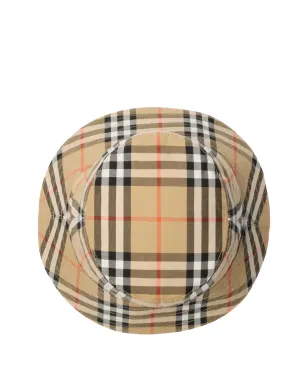 Burberry Kids チェック柄コットンバケットハット - サムネイル2