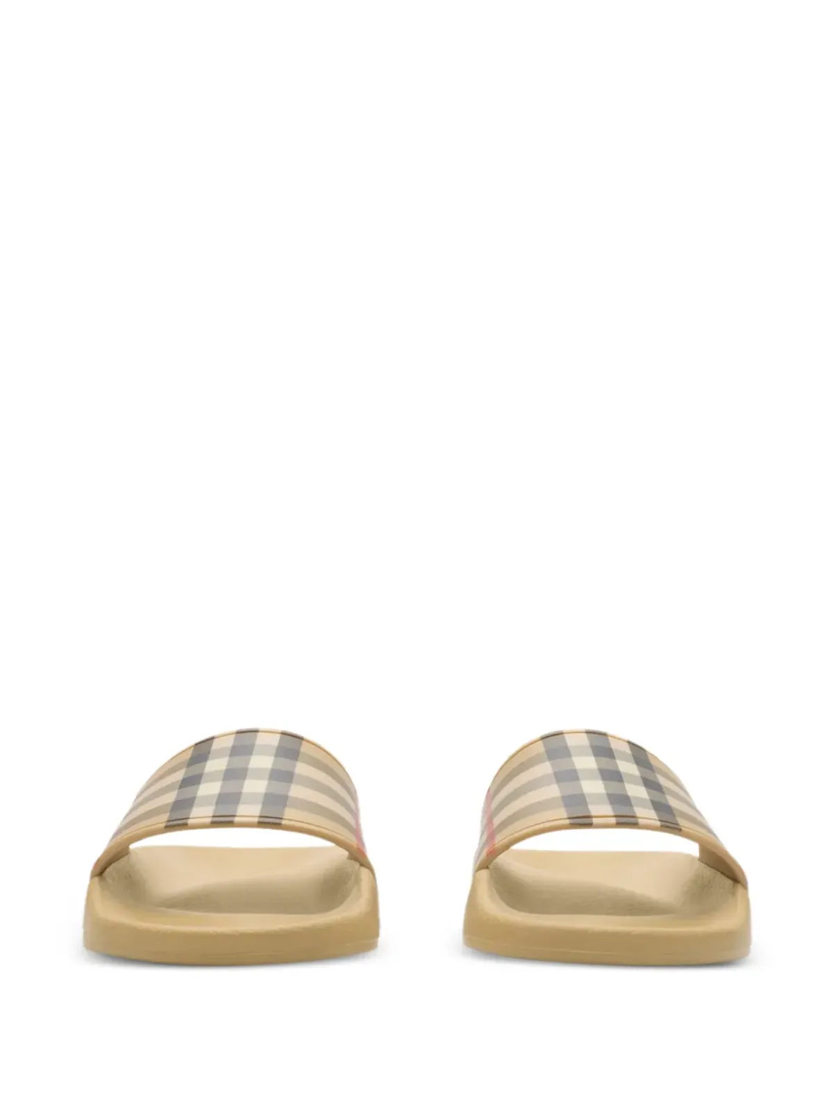 Burberry Kids チェック柄スライド - 画像2