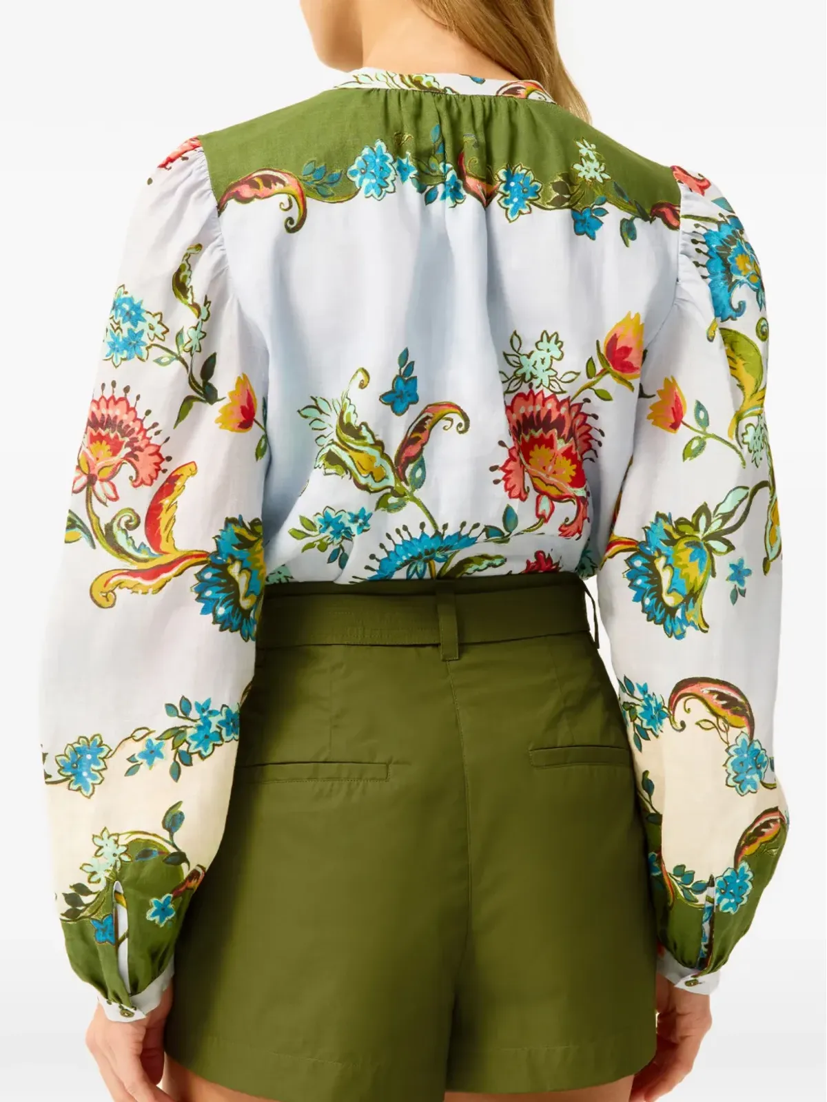 Marie Oliver Kendra floral print blouse - Blue - 画像4