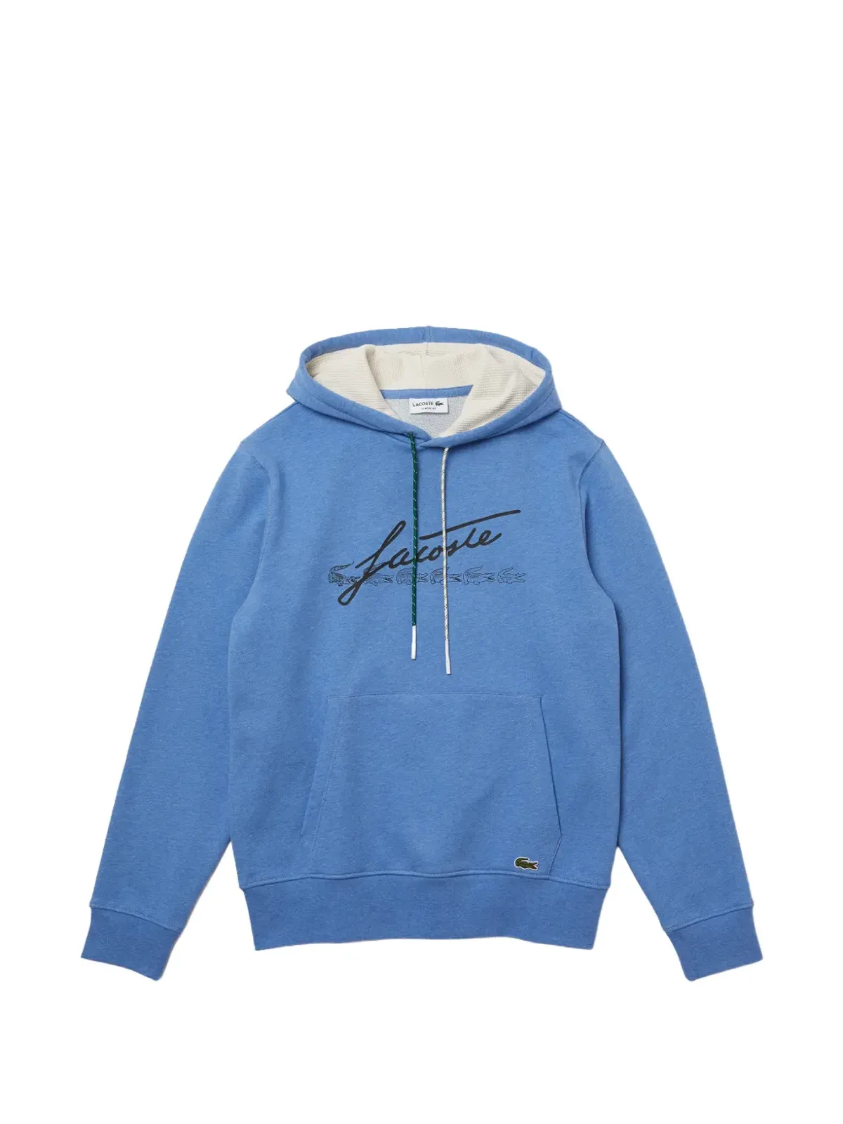 Lacoste 斑点入りコットンフリースフーディー - 画像1
