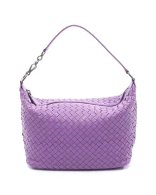 Bottega Veneta ビンテージ イントレチャート ナパレザー ショルダーバッグ パープル - サムネイル1