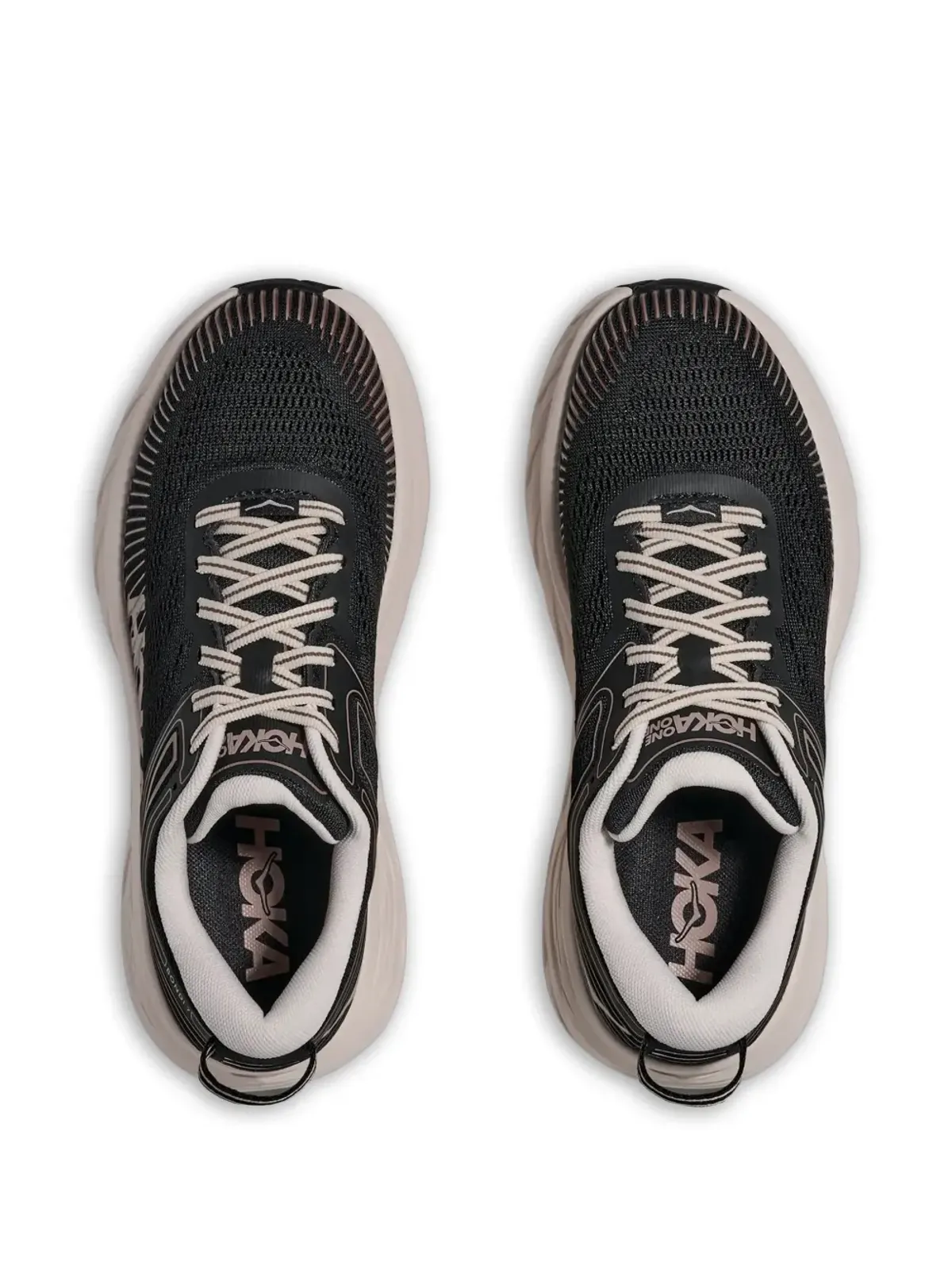 HOKA Bondi 7 レースアップスニーカー - ブラック - 画像3