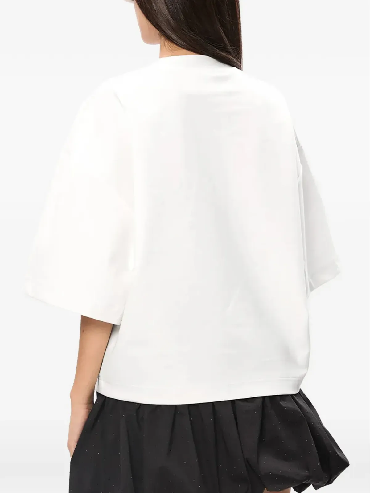 HAMZA 花柄プリントTシャツ（ホワイト） - 画像3