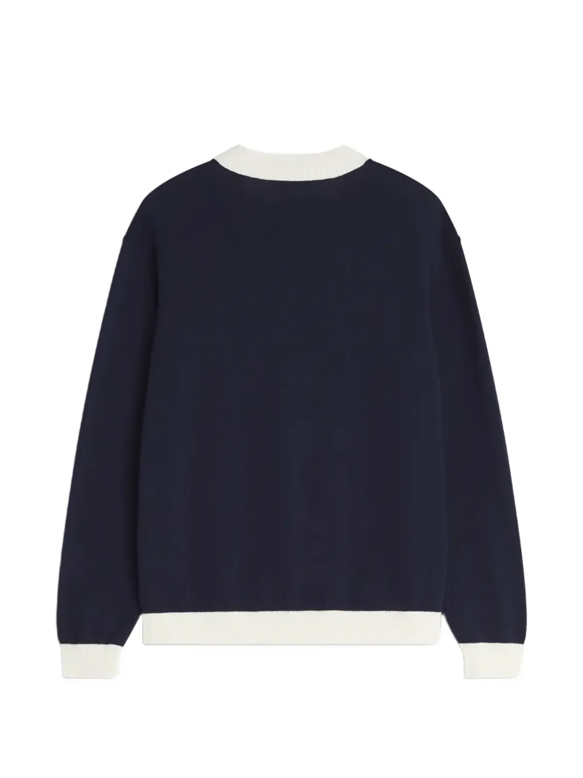 Maison Kitsuné ボタン・トリム カーディガン ブルー - 画像3