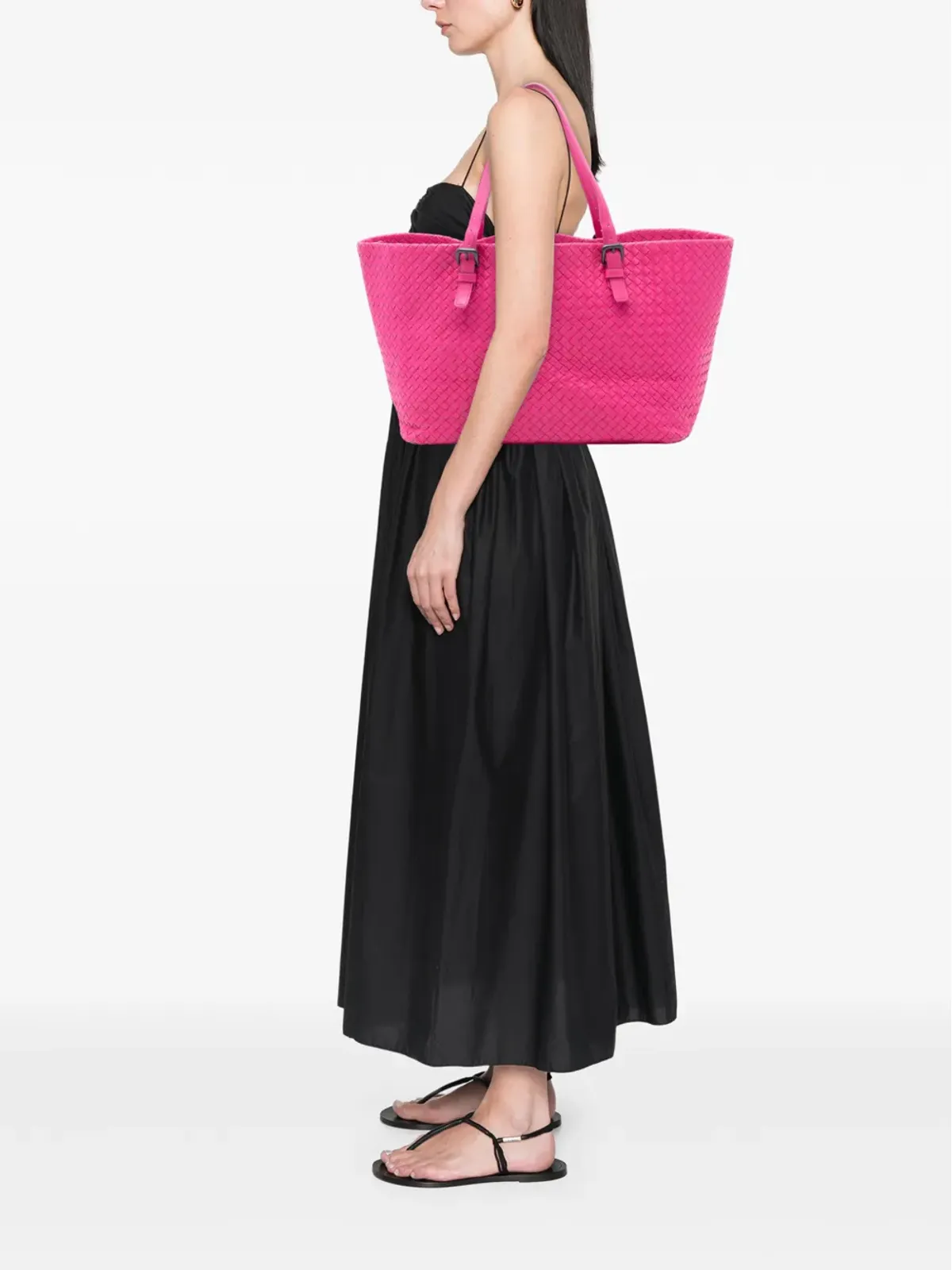 Bottega Veneta Pre-Owned イントレチャート カスタ トートバッグ - 画像2