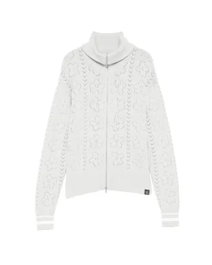 SPORT b. by agnès b. オープンワークジップカーディガン - サムネイル1