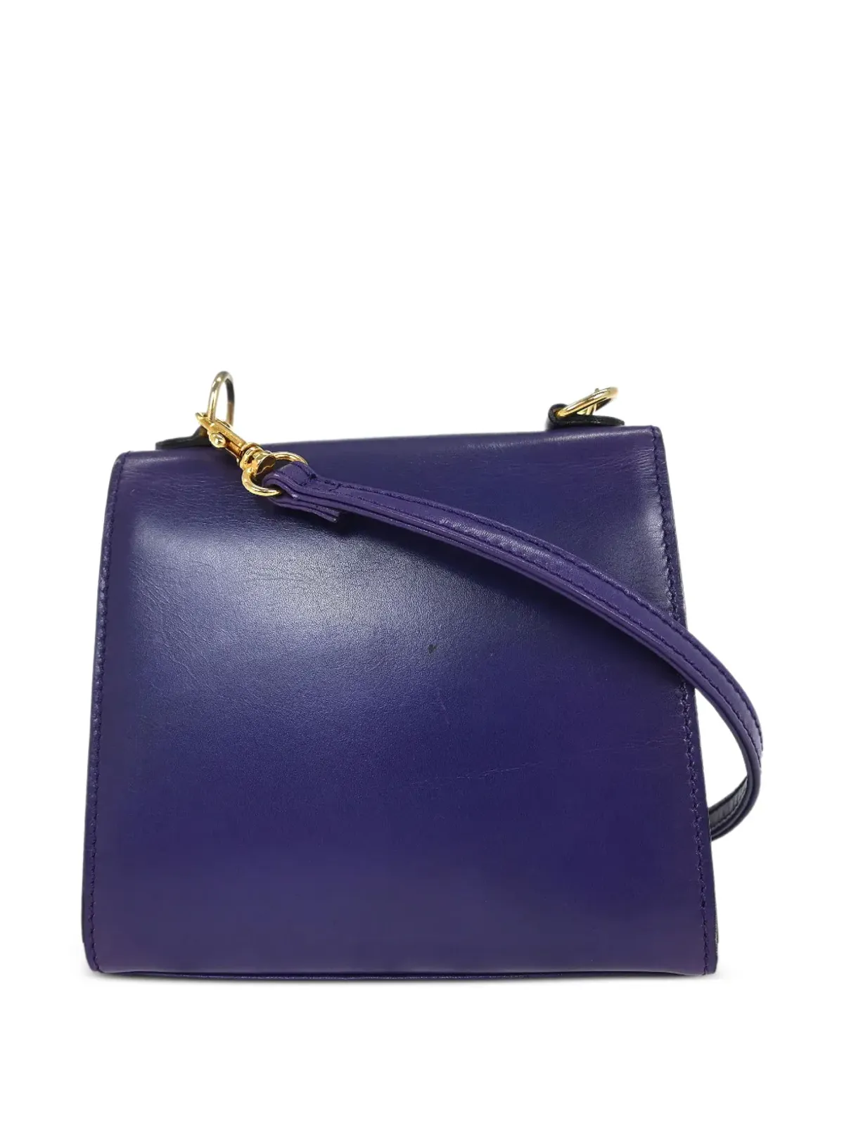 Celine Pre-Owned 1990年代 レザー ショルダーバッグ - パープル - 画像2
