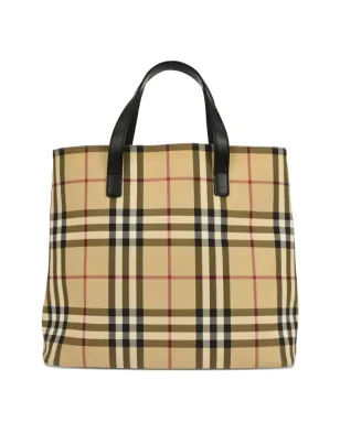 Burberry Pre-Owned チェック柄トートバッグ - サムネイル1