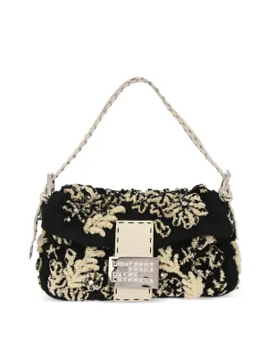 Fendi Pre-Owned 2003 バゲット ビーズ付き ハンドバッグ - ブラック - サムネイル1