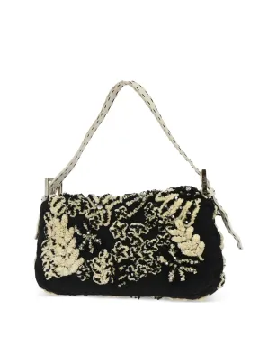 Fendi Pre-Owned 2003 バゲット ビーズ付き ハンドバッグ - ブラック - サムネイル2