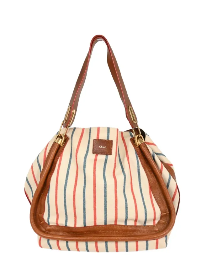 Chloé Pre-Owned Chloé Paraty トートバッグ - ホワイトの商品画像