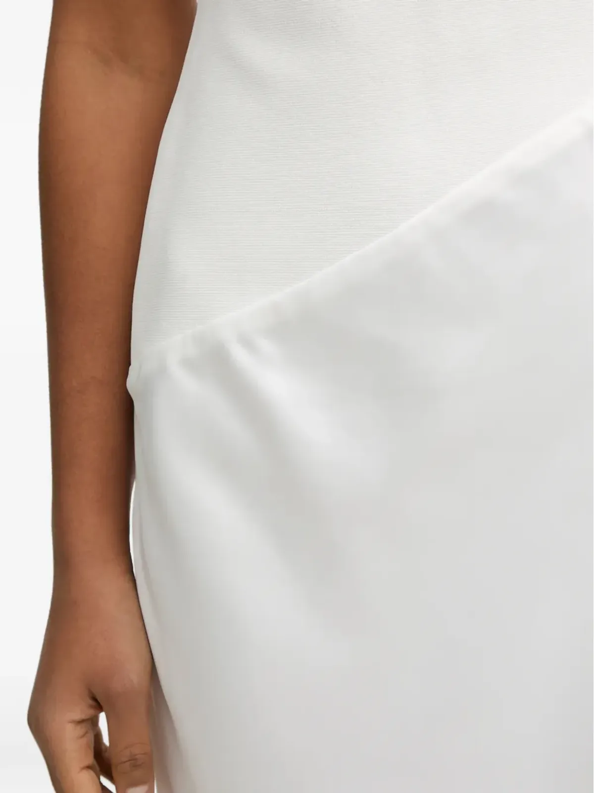 Herve Leger Esme モックネック アシンメトリーミディドレス - 画像5
