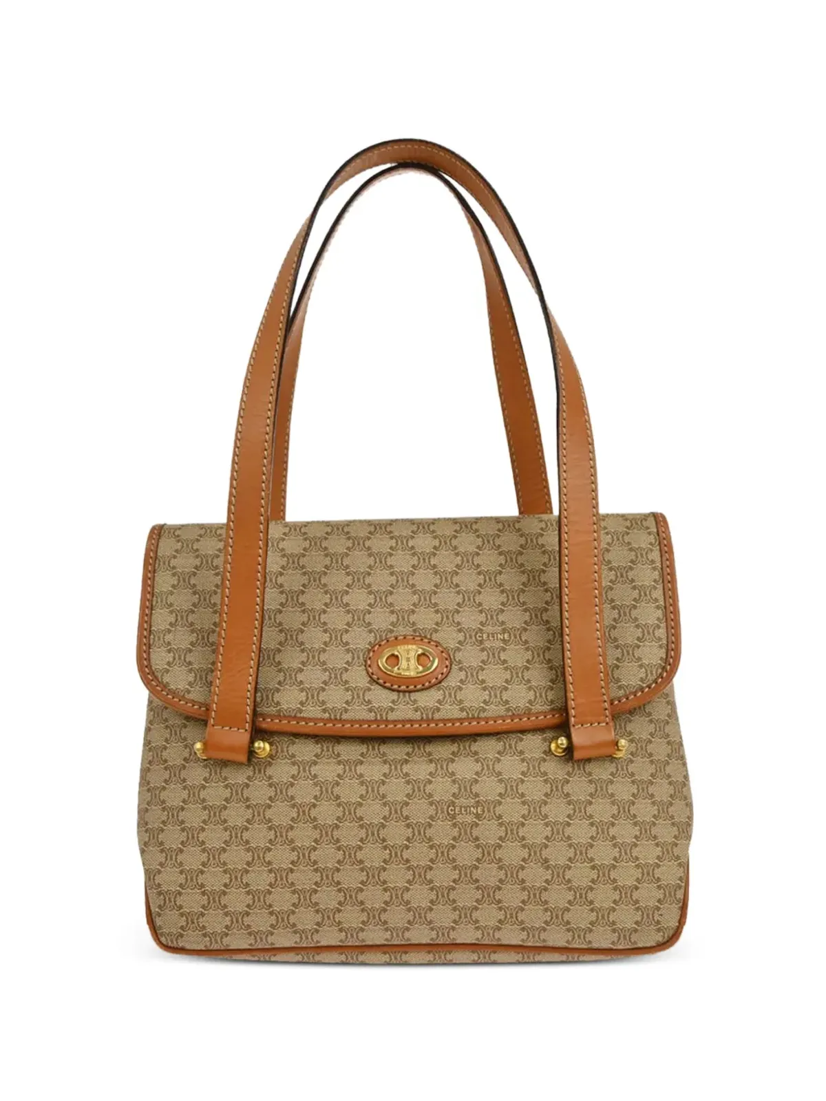 Celine Pre-Owned 1990年代マカダム柄ハンドバッグ - 画像1