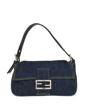 Fendi Pre-Owned デニム バゲット ハンドバッグ - サムネイル1