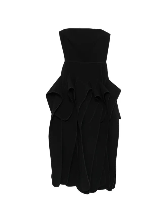 Maticevski Maticevski strapless ruffled midi dressの商品画像