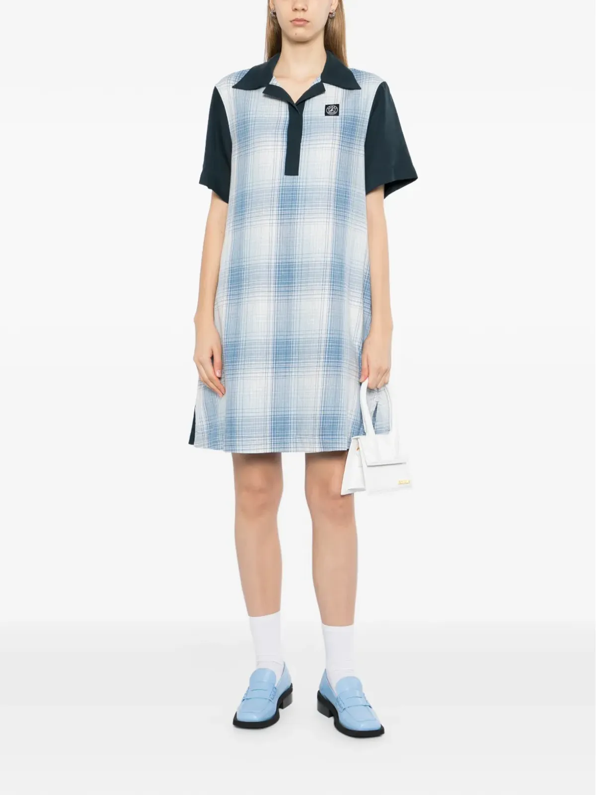 SPORT b. by agnès b. チェックパネルドレス - 画像2