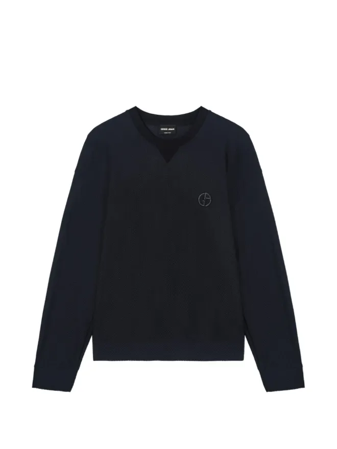 Giorgio Armani Giorgio Armani テクスチャードロゴセーターの商品画像
