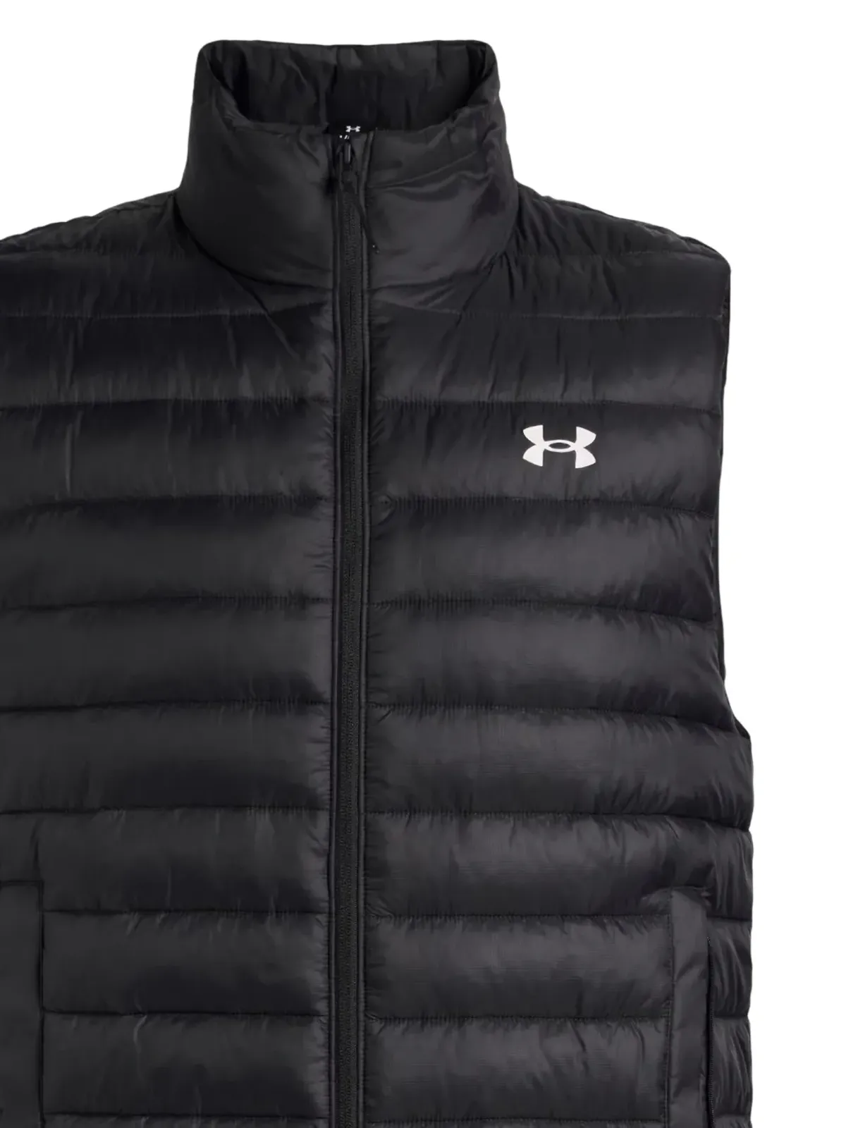 Under Armour ロゴプリント ジレ - ブラック - 画像2