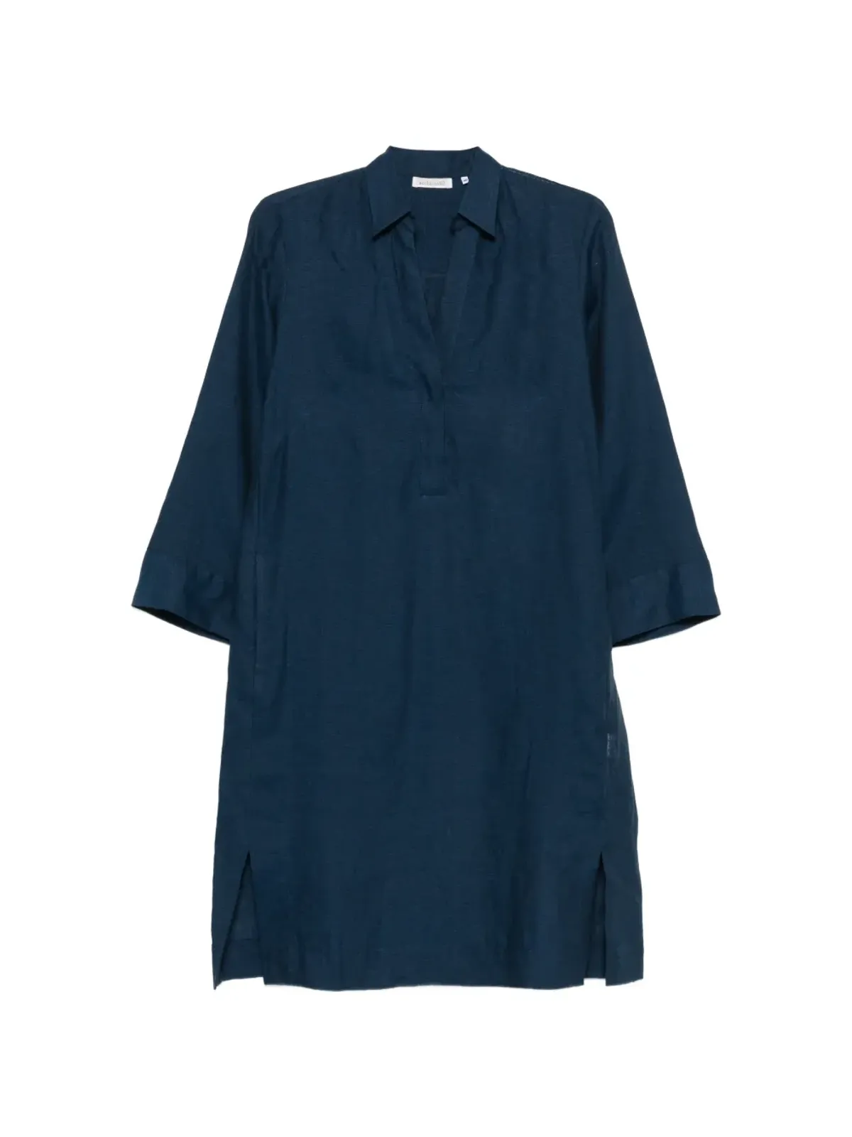 ARCHIVIO 67 V-neck side-slit midi dress - Blue - 画像1