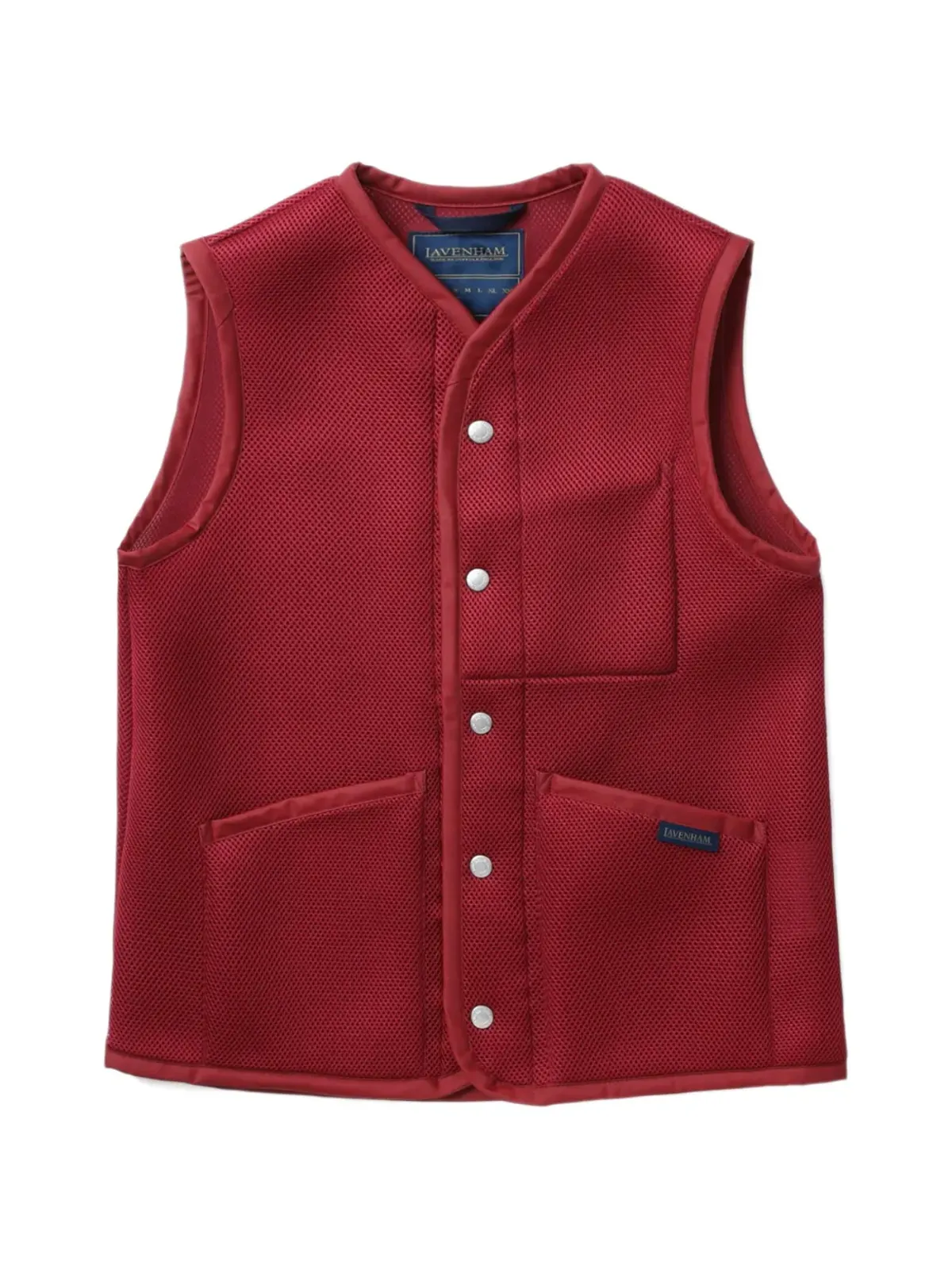 Comme Des Garçons Girl パッチポケット付きボタン留めベスト - 画像1