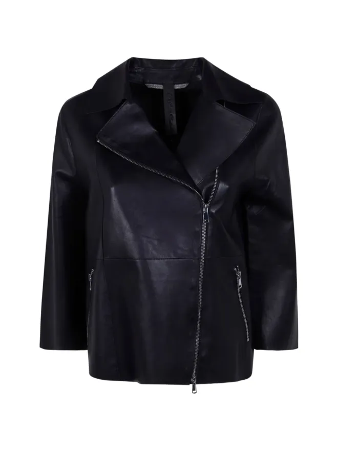 The Jackie Leathers The Jackie Leathers ジップアップレザー ジャケットの商品画像