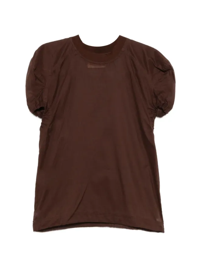 Plan C Plan C ギャザー入りTシャツの商品画像