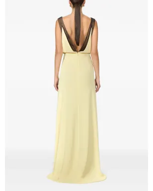 Costarellos Janessa レース花柄アップリケのイブニングドレス - サムネイル3