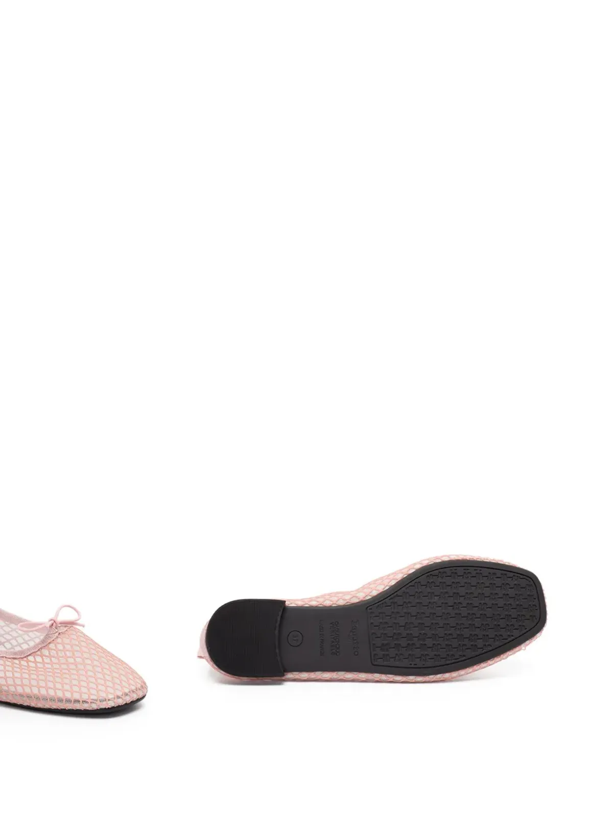 Repetto メッシュリボンディテール バレエフラット - 画像5