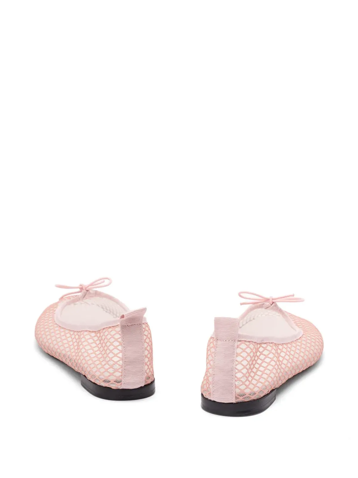 Repetto メッシュリボンディテール バレエフラット - 画像4