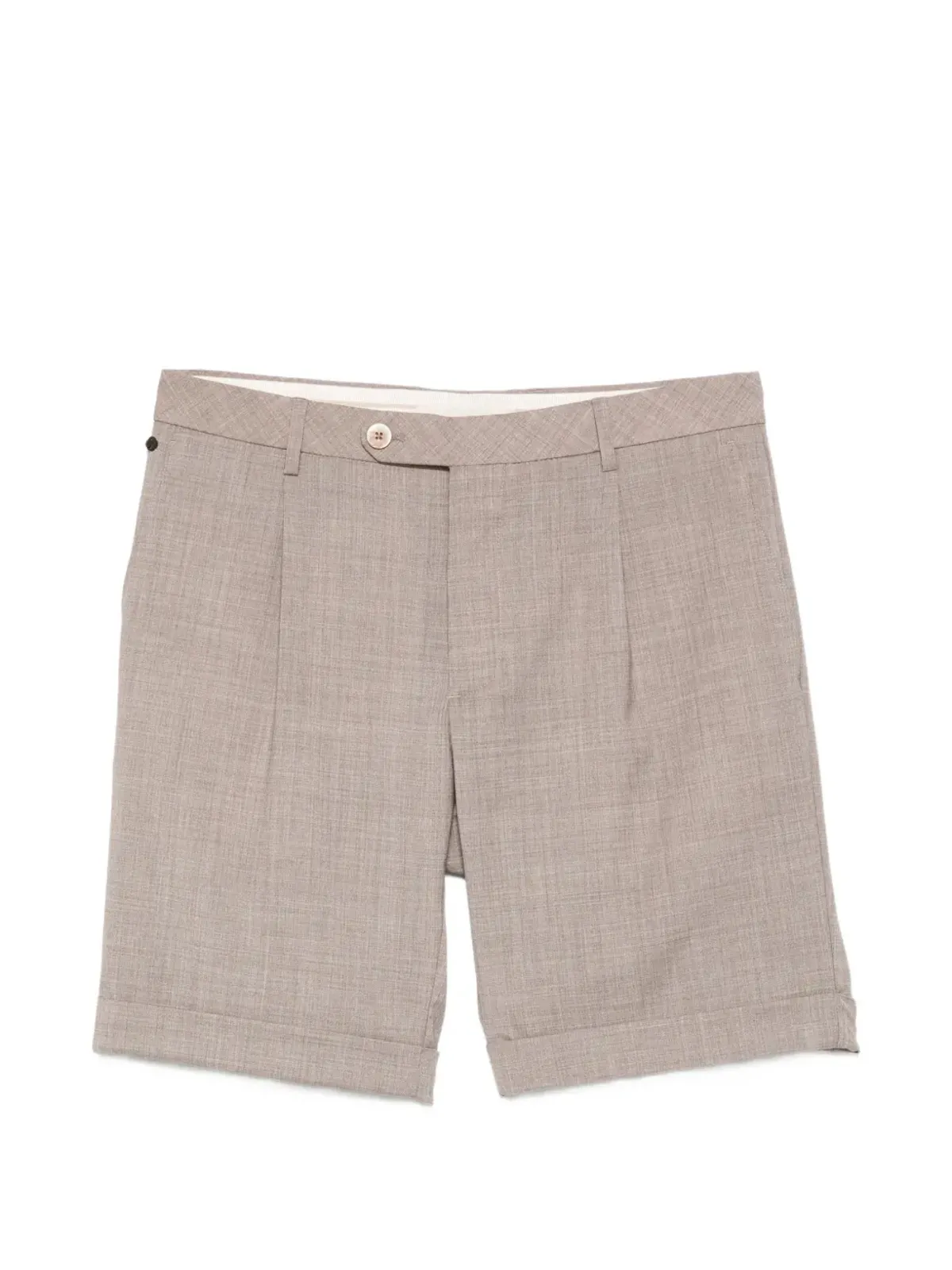 Gta Federico 01 buttoned pleat shorts - 画像1