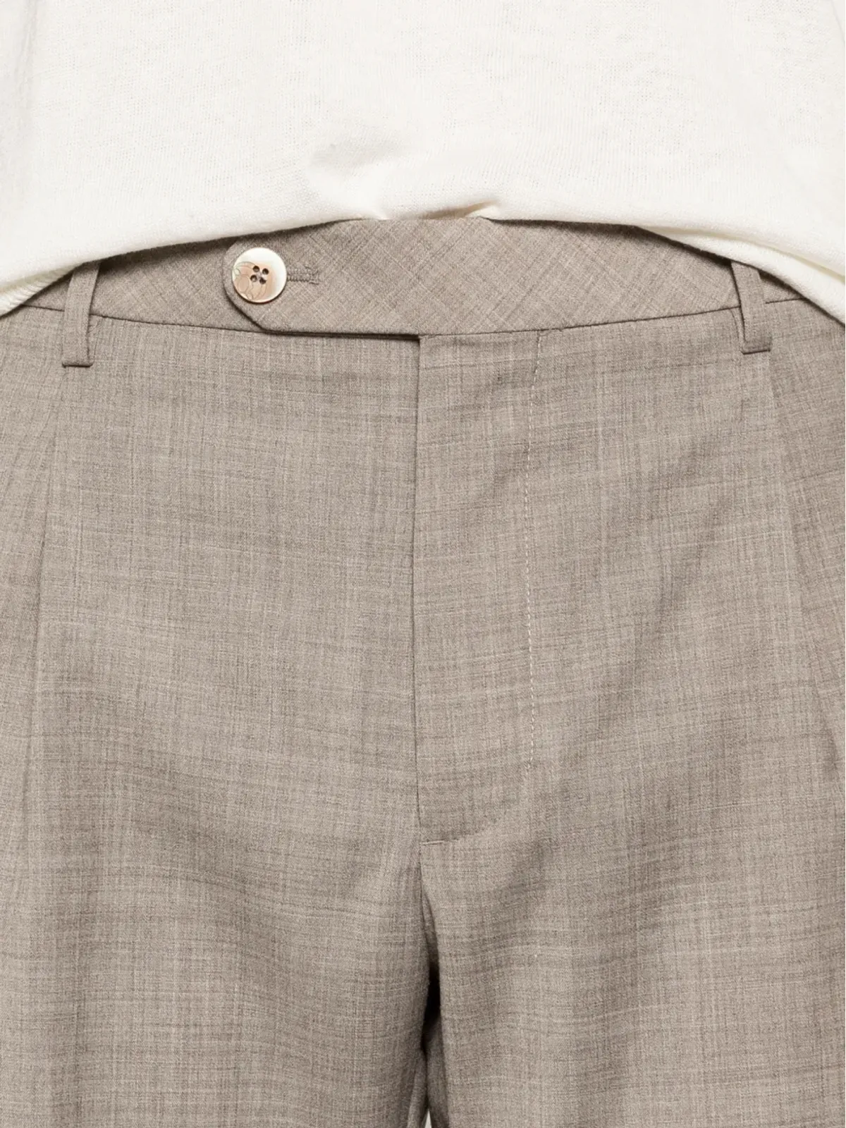 Gta Federico 01 buttoned pleat shorts - 画像5