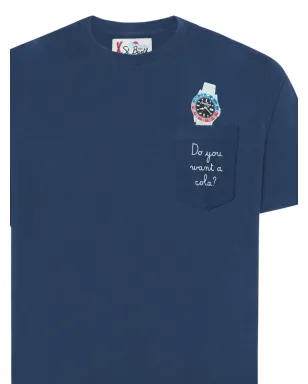 MC2 Saint Barth コナー ウォッチプリント 胸ポケット Tシャツ - サムネイル2