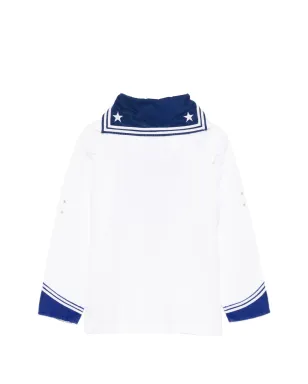 A.N.G.E.L.O. Vintage Upcycling cotton blouse - White - サムネイル2
