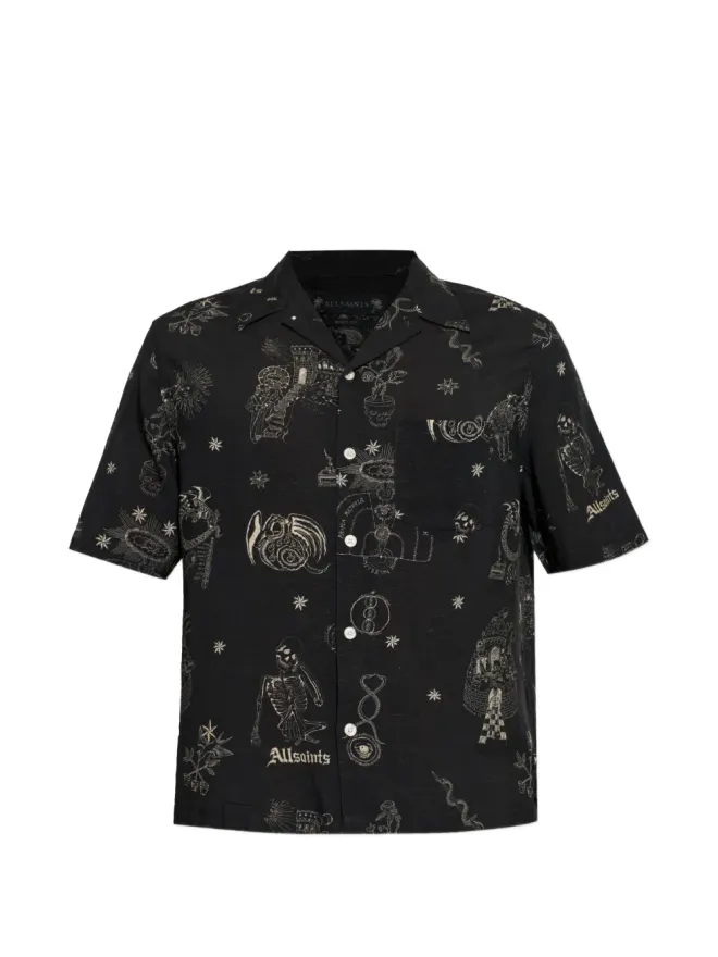 ALLSAINTS AllSaints グラフィックプリントシャツの商品画像