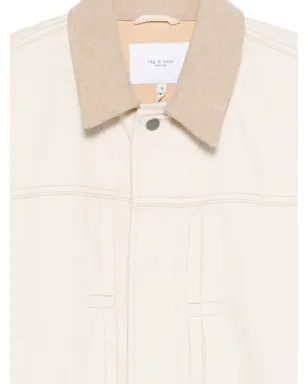 rag & bone トーンカラー襟付きデニムジャケット - Neutrals - サムネイル3