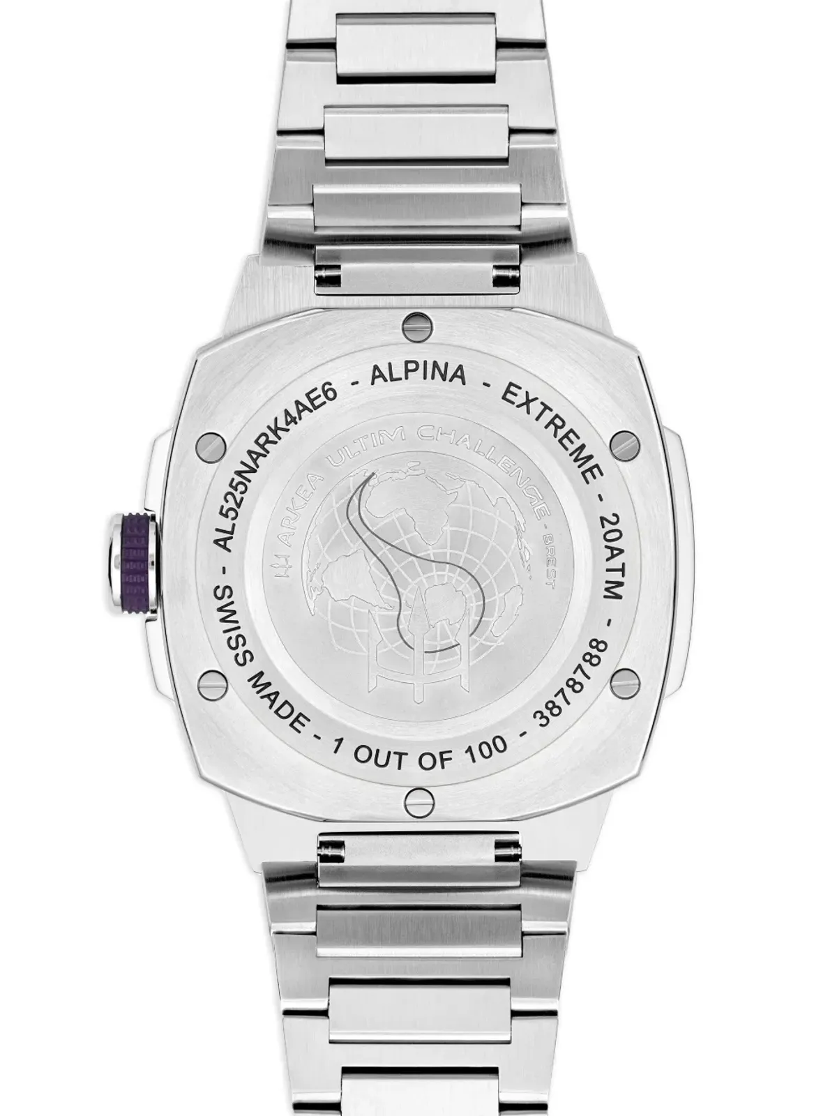 Alpina Diver Extreme Automatic Arkea limited edition 42.50mm watch - Purple - 画像3