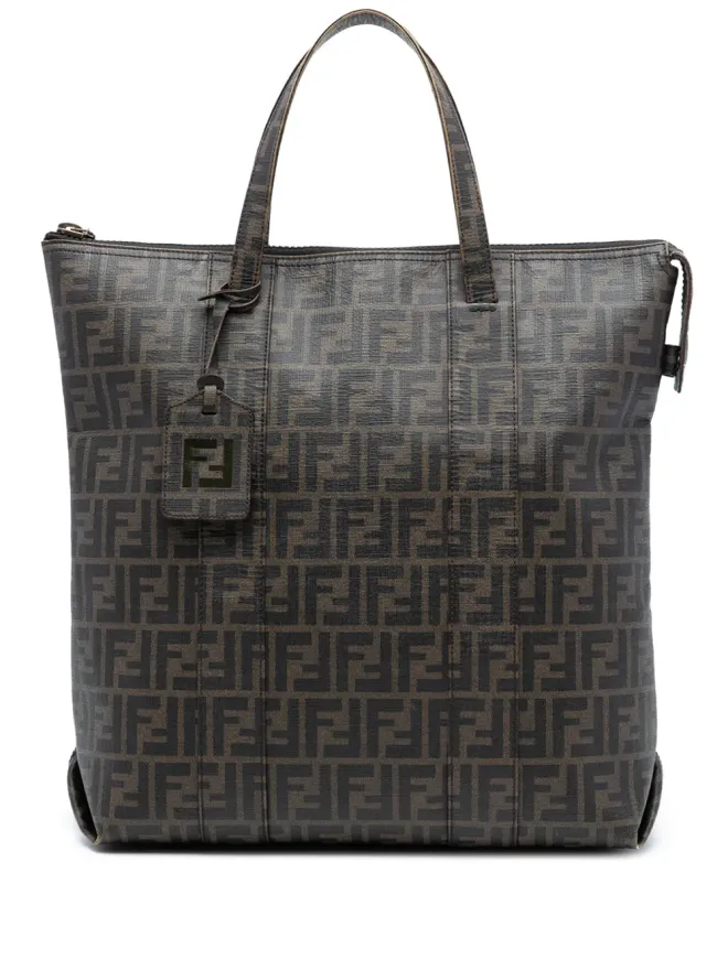 Fendi Pre-Owned Fendi Pre-Owned Zucca コーティングキャンバス縦型トートバッグの商品画像