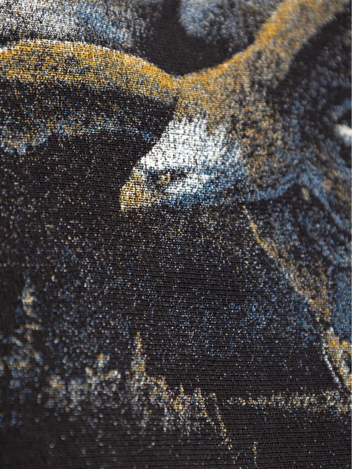 ROA ジップネック グラフィック スウェットシャツ ブラック - 画像5