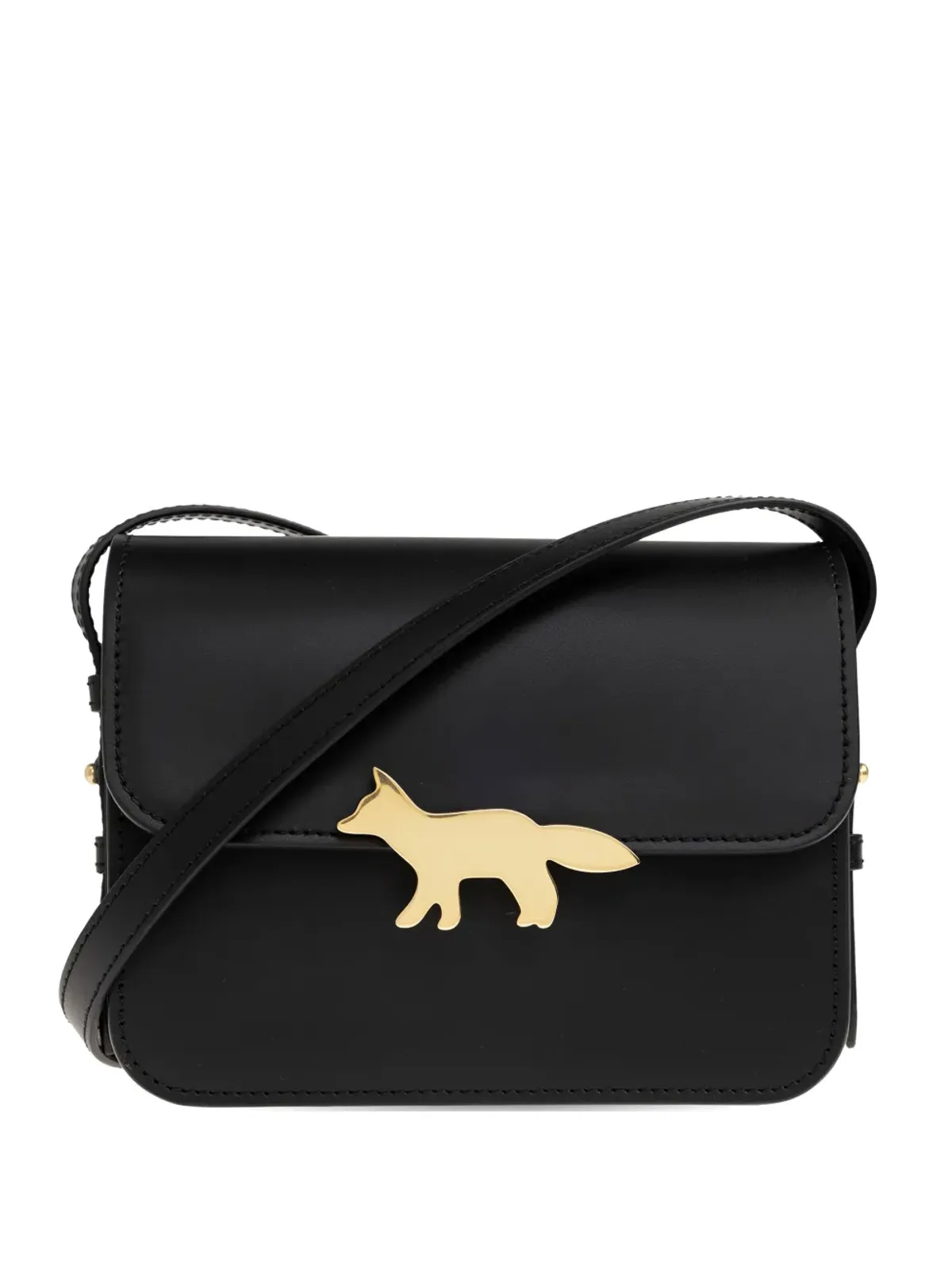 Maison Kitsuné Edie レザー クロスボディバッグ - 画像1