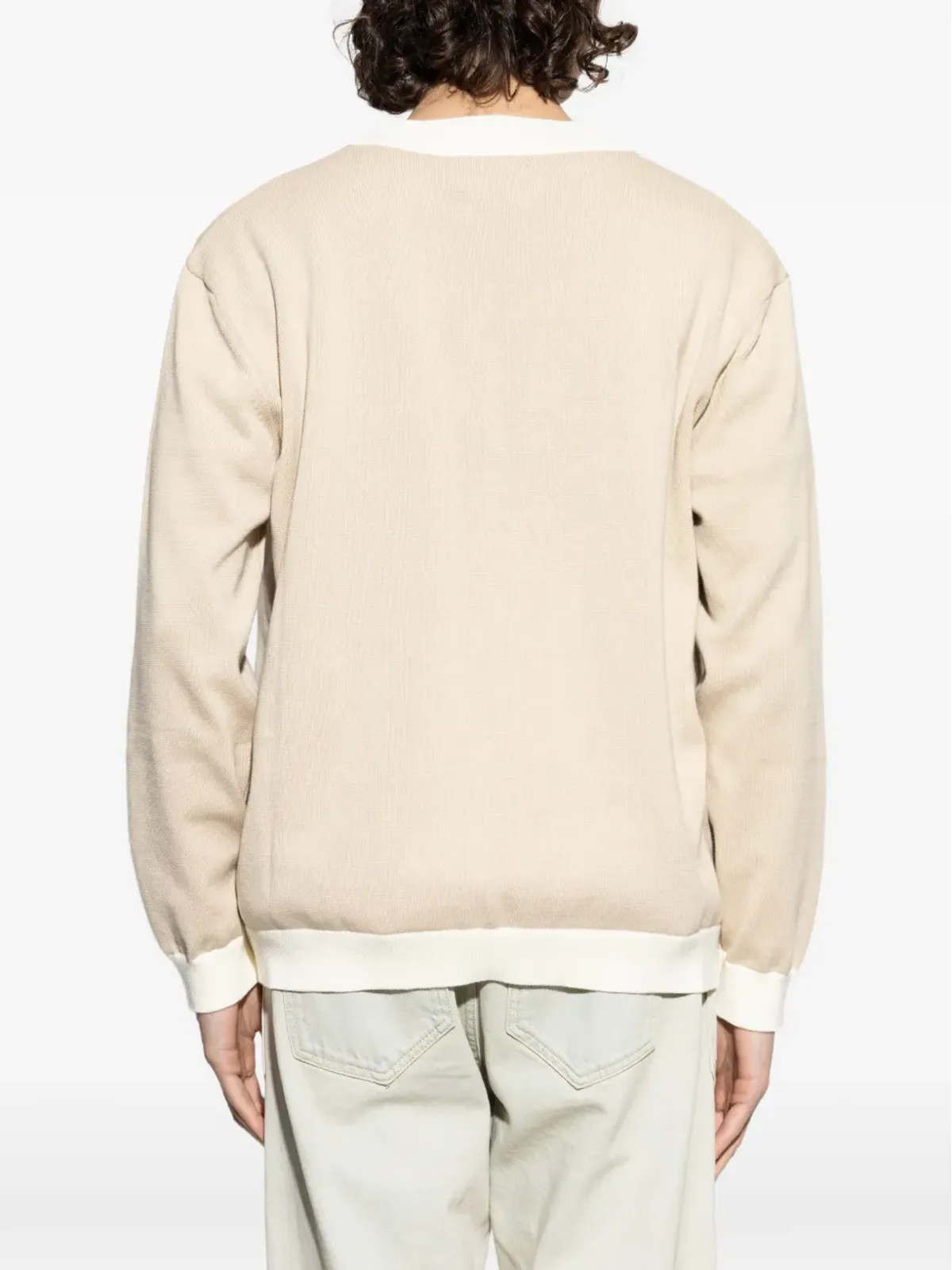 Maison Kitsuné Vネックボタン留めカーディガン - 画像4