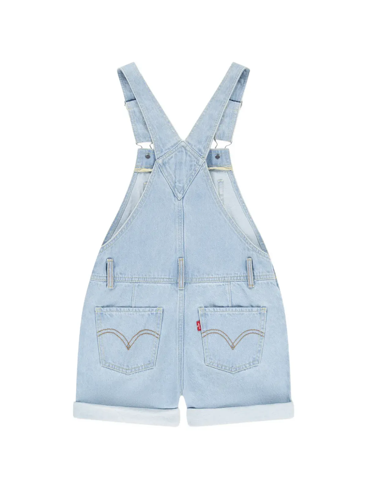 Levi's Kids 胸ポケット付きデニムプレイスーツ - 画像2