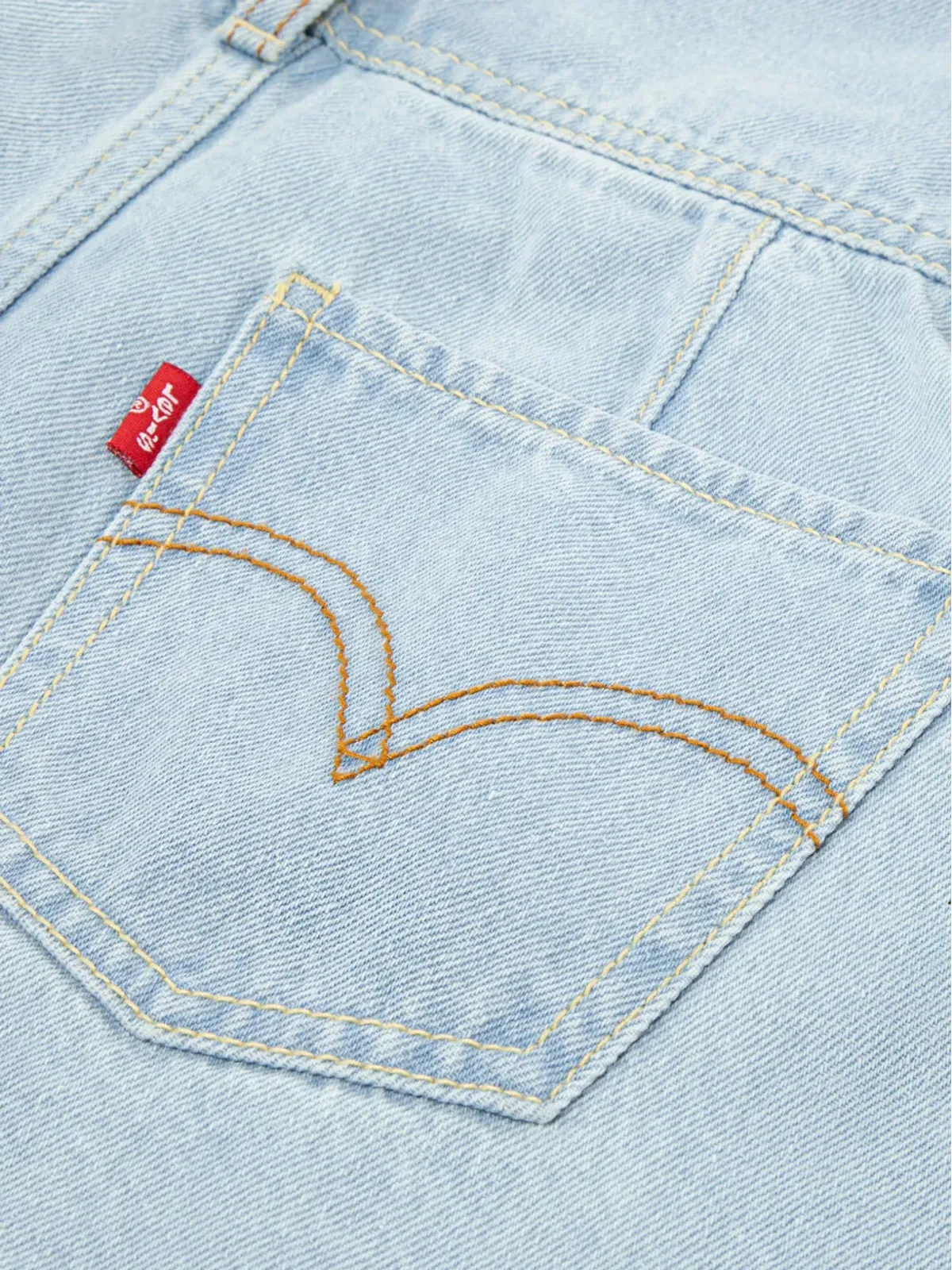 Levi's Kids 胸ポケット付きデニムプレイスーツ - 画像4