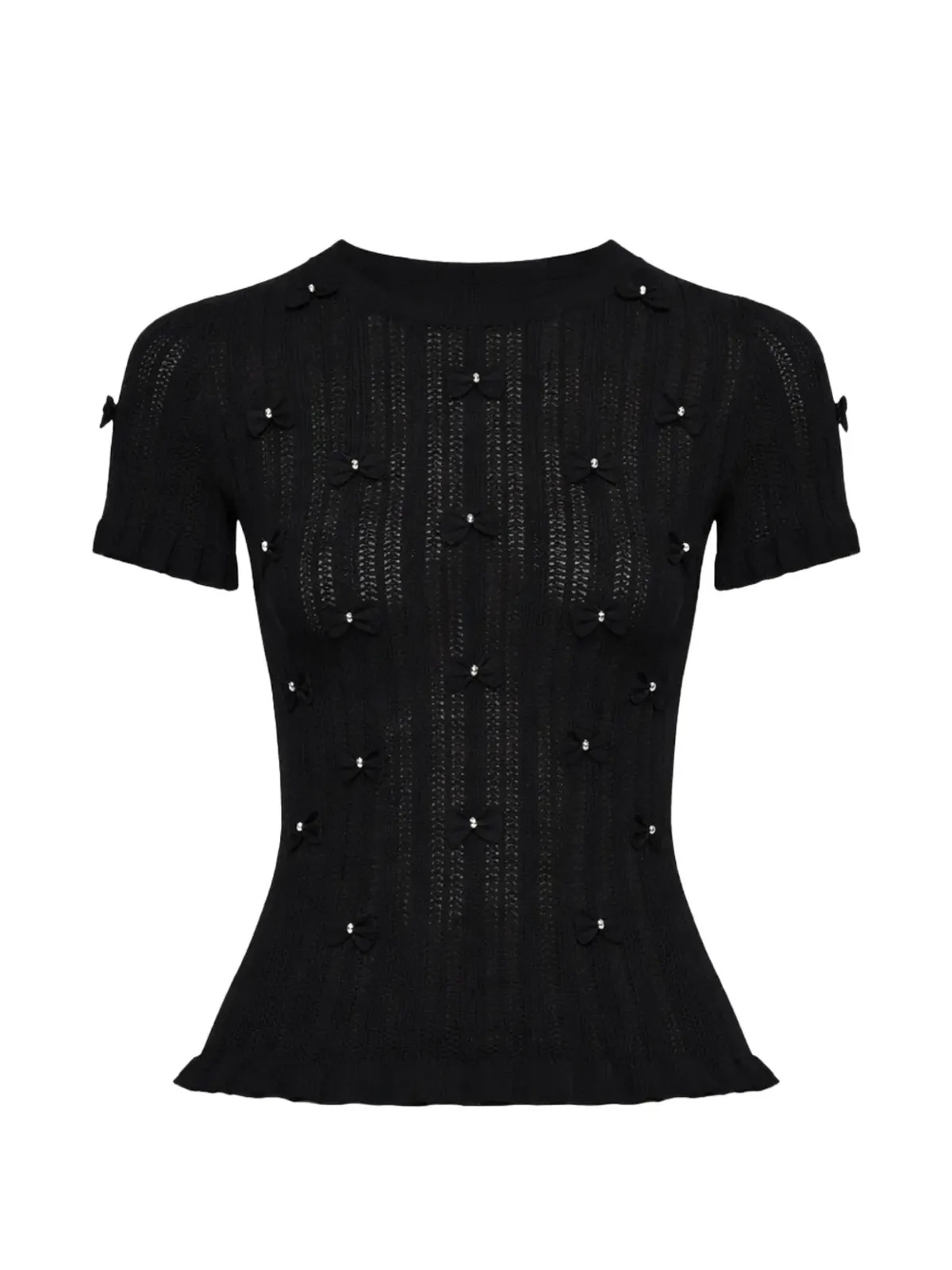 Sea Alberta top - Black - 画像1