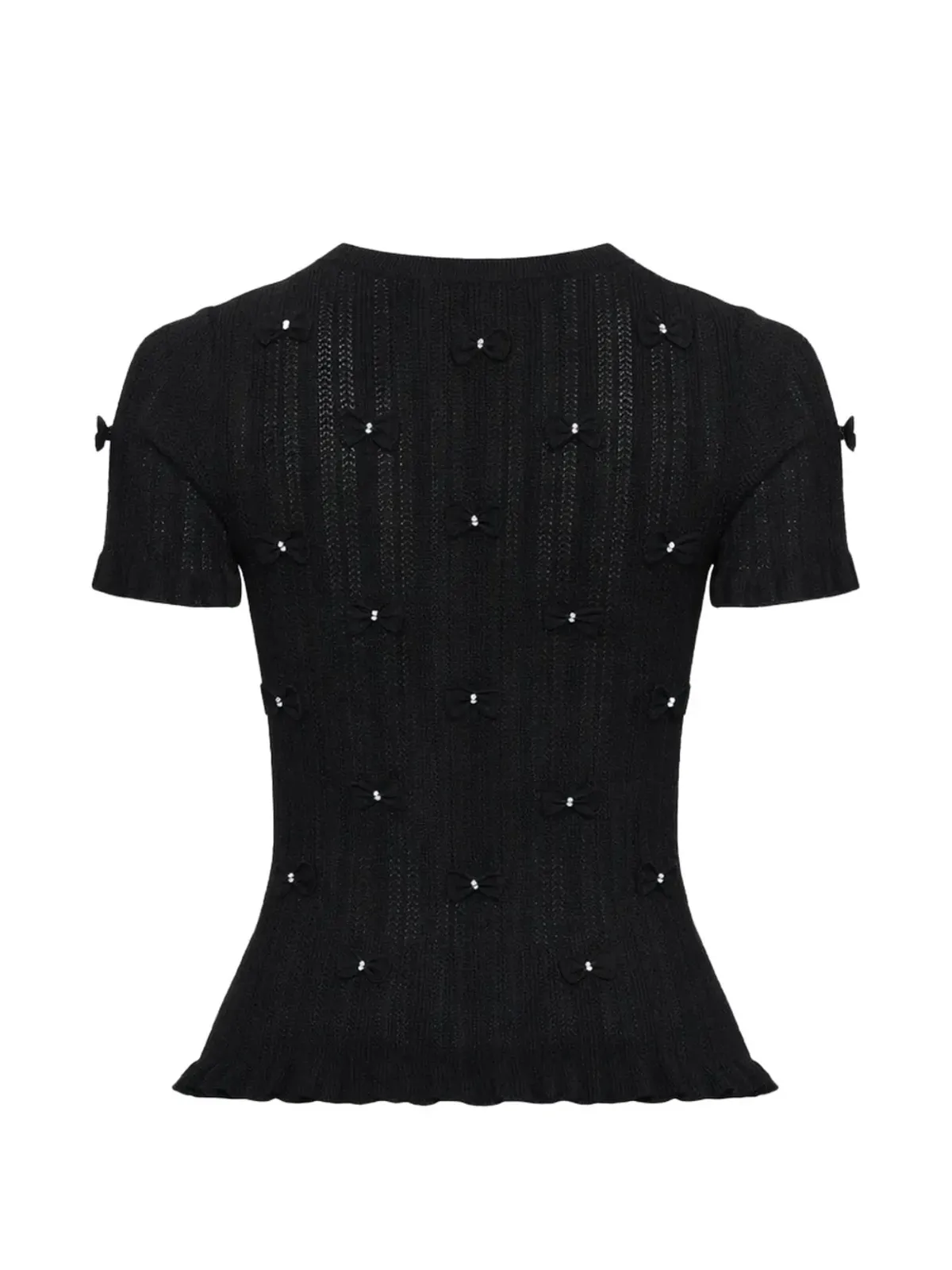 Sea Alberta top - Black - 画像2