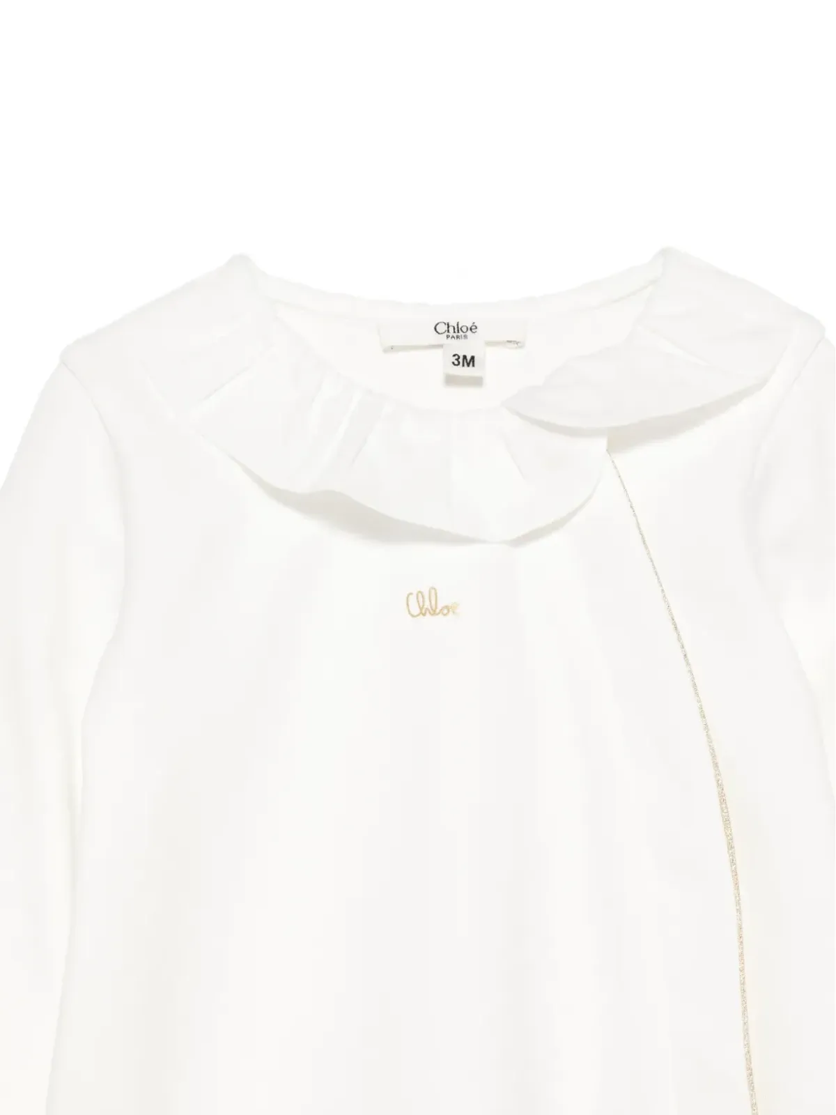 Chloé Kids ロゴパジャマ（3点セット） - White - 画像2